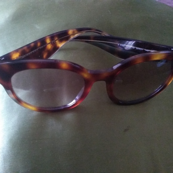Burberry havanna brown 54mm round frame lenses - Picture 1 of 2